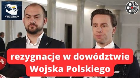 Komentarz Konfederacji do rezygnacji w dowództwie Wojska Polskiego