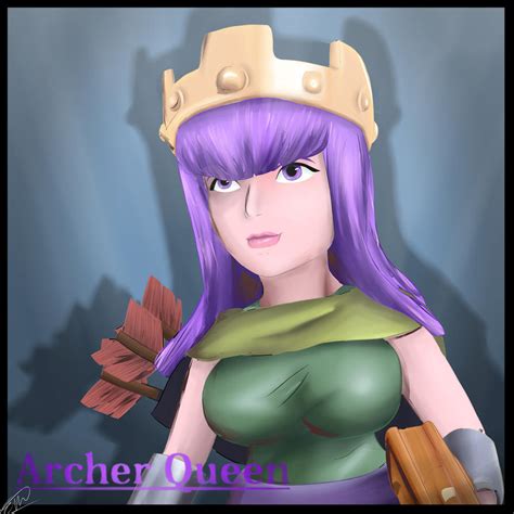 Archer Queen~Clash Of Clans//Speedpaint by SwiftSandStorm on DeviantArt