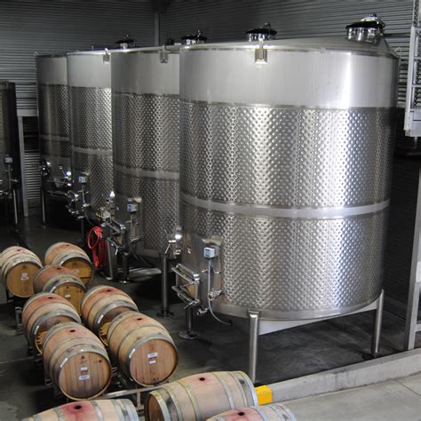 Winery Fermentation Tanks Silver State Stainless