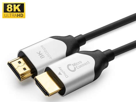 MicroConnect Premium Optic Fiber HDMI 2 1 Kabel 8K 60Hz 48Gbps 20m