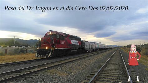 Ferromex Y BNSF 2 Trenes Con ES44AC Y El Dr Vagon Tren De La Salud GP40