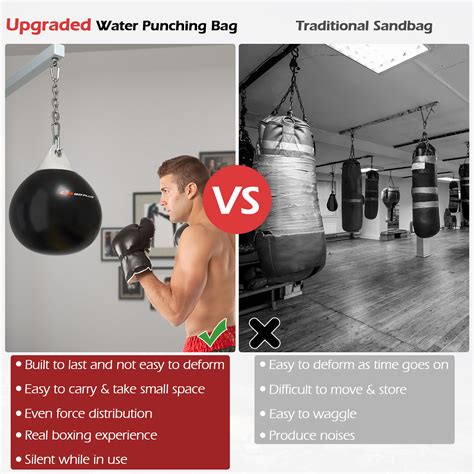 Goplus 18 110lbs Heavy Water Filled Punching Aqua Training Boxing Bag