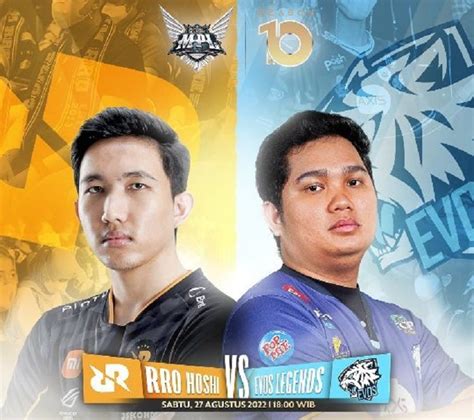 Jadwal Dan Link Streaming El Clasico RRQ Hoshi Vs Evos Legends MPL S10