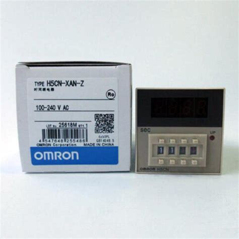 新品 送料無料 Omron オムロン H5cn Xan Z 100 240vac クォーツタイマ 6ヶ月保証 Lqbpb 837 Aya19