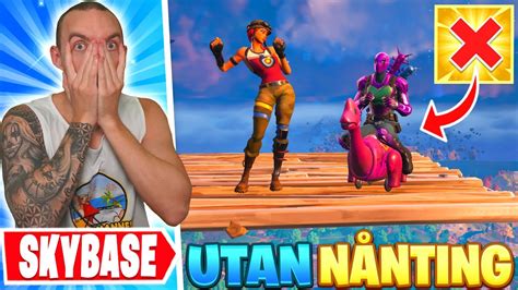 BYGGER SKYBASE UTAN NÅNTING I FORTNITE YouTube