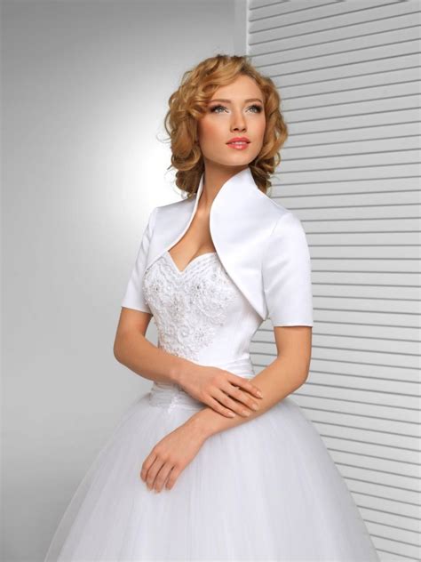 Dress Satin Bridal Bolero Jacket 2936898 Weddbook