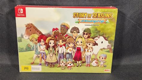 Unboxing Story Of Seasons A Wonderful Life Limited Edition For