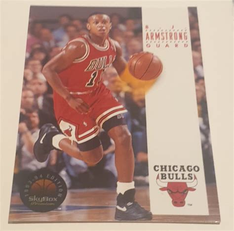 1993 94 Skybox Premium B J Armstrong Card Chicago Bulls EBay