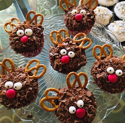 We Made These Chocolate Reindeer Cakes For Some Great Young Volunteers