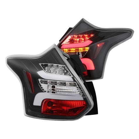 Spyder Alt Yd Ff Led Bk Black Red Sequential Fiber Optic Led Tail