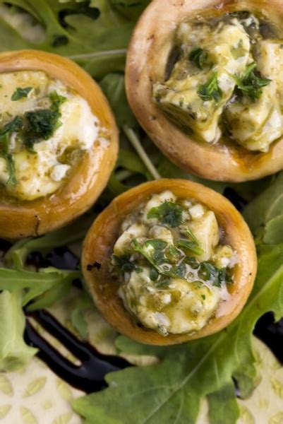 Pesto Stuffed Portobello Mushrooms Video Blue Zones