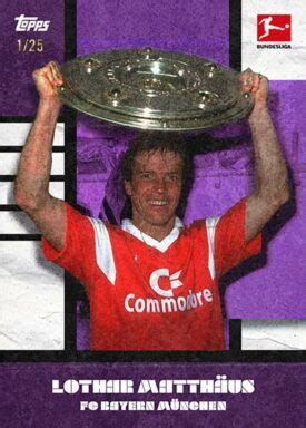 2023 24 TOPPS Platinum Bundesliga Lothar Matthäus Curated Set Soccer