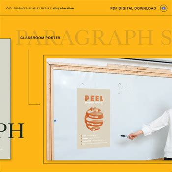 Peel Paragraph Structure Activity Classroom Poster A Pdf Easily