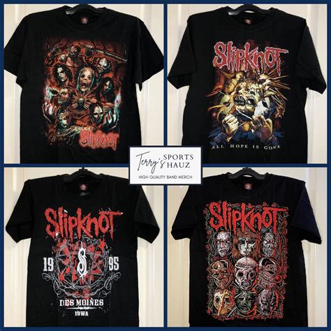 Slipknot Rock Yeah Band Shirt Assorted Designs Part 2 Shopee Philippines