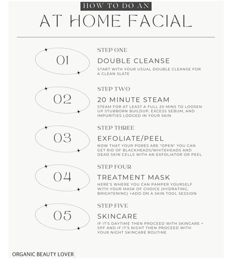 How I Do An At Home Facial In 5 Steps For Glowing Skin ORGANIC