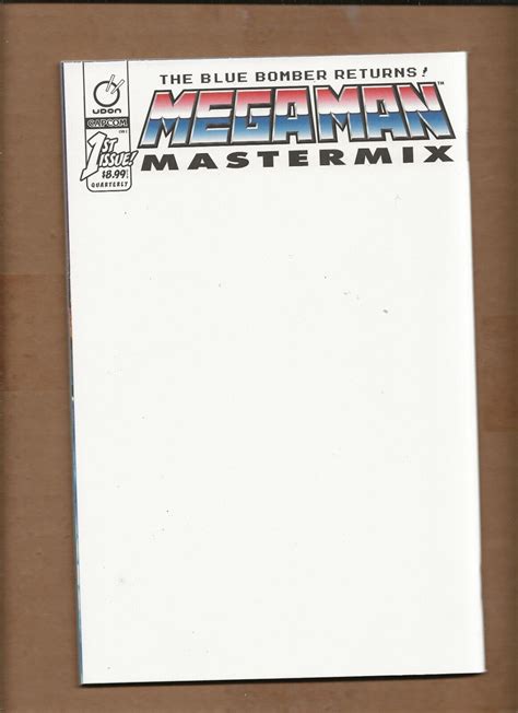 Megaman Mastermix 1 Blank Sketch Variant Udon Capcom International