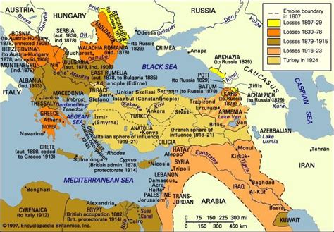 Ottoman Empire Map 1915