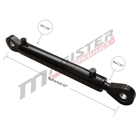 2 Bore X 14 Stroke Hydraulic Cylinder Welded Swivel Eye Double Acting Cylinder Magister