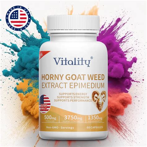 Epimedium Extract Maximum Strength Horny Goat Weed Extract Supplement