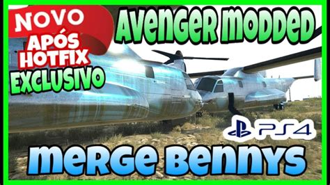 Gta V Novo Exclusivo Criar Avenger Modded A Base Do Merge Bennys P