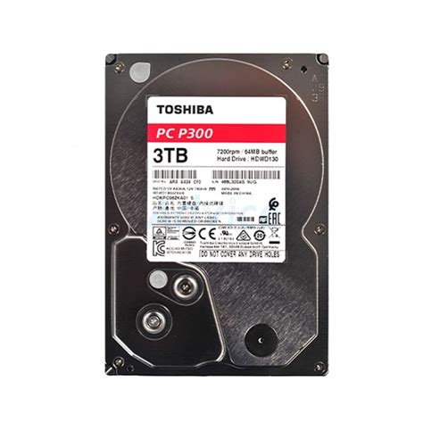 3 TB HDD TOSHIBA P300 (7200RPM, 64MB, SATA-3, HDWD130UZSVA) | Lazada.co.th