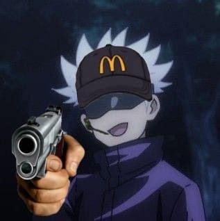 Gojo McDonalds Pfp Mcdonalds Made Quick