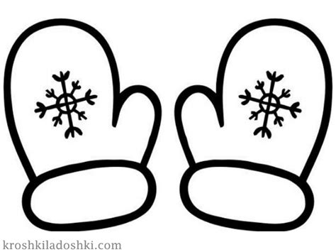 Free Printable Mitten Templates And Coloring Pages