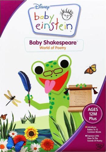 Walt Disney Baby Einstein Baby Shakespeare World Of Poetry Dvd Brand