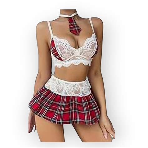 Women S Sexy Lace Cosplay Student Uniform Lingerie Set Shop Today Get It Tomorrow Takealot
