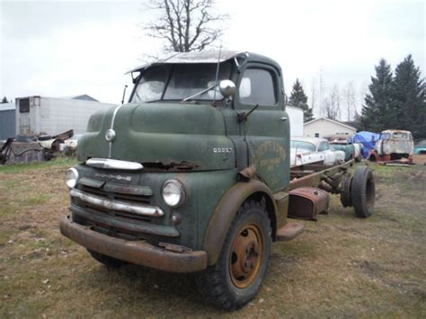 Two 1949 Dodge Coe Cabover Trucks