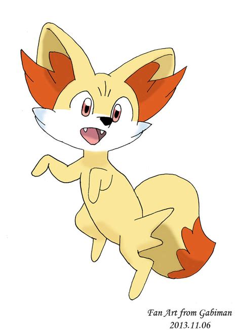 Fennekin fan art by gabiman on DeviantArt