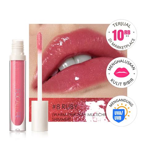 Focallure Plump High Shine Lip Glow FA153 08 Raena Beauty Platform