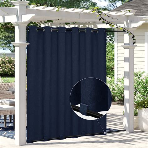 Amazon Easy Going Linen Look Outdoor Curtains Waterproof Windproof