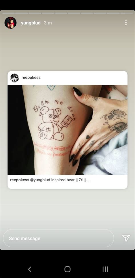 Yungblud just posted my tattoo on his story 🖤🖤 : r/yungblud