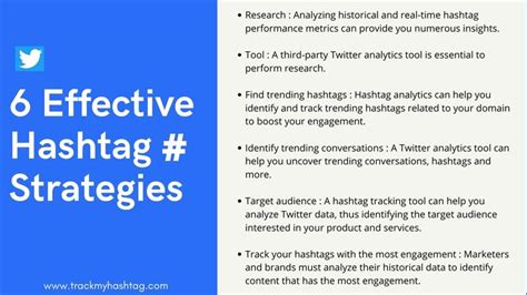 6 Effective Hashtag Strategies Hashtag Marketing Twitter Analytics