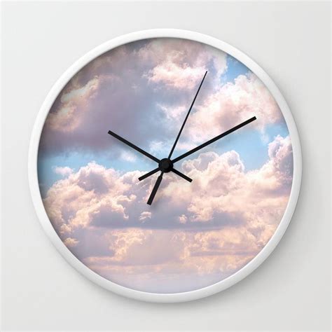 Buy Pretty Sky Wall Clock By Newburydesigns Worldwide Shipping