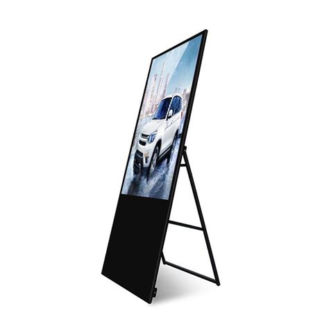 Vertical Mobile Folding Intelligent Electronic Water Sign Advertising