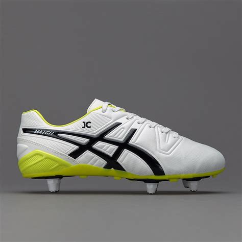 Asics Match St Sg Whiteblack Mens Boots Soft Ground