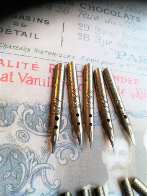 VINTAGE DIP PEN Fountain Pen Pen Nibs Bronze Antique 10 Pieces - Etsy