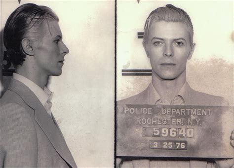 David Bowie Rochester New York Mugshot 1976 Photograph By Us Police