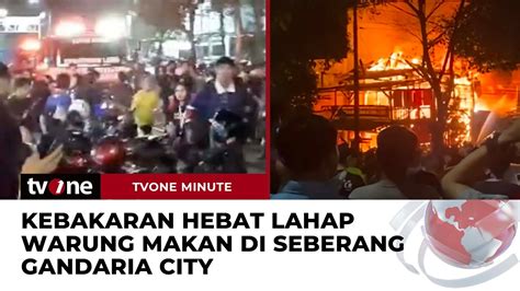 Kebakaran Di Gandaria City Ratusan Motor Hangus Terbakar Tvone