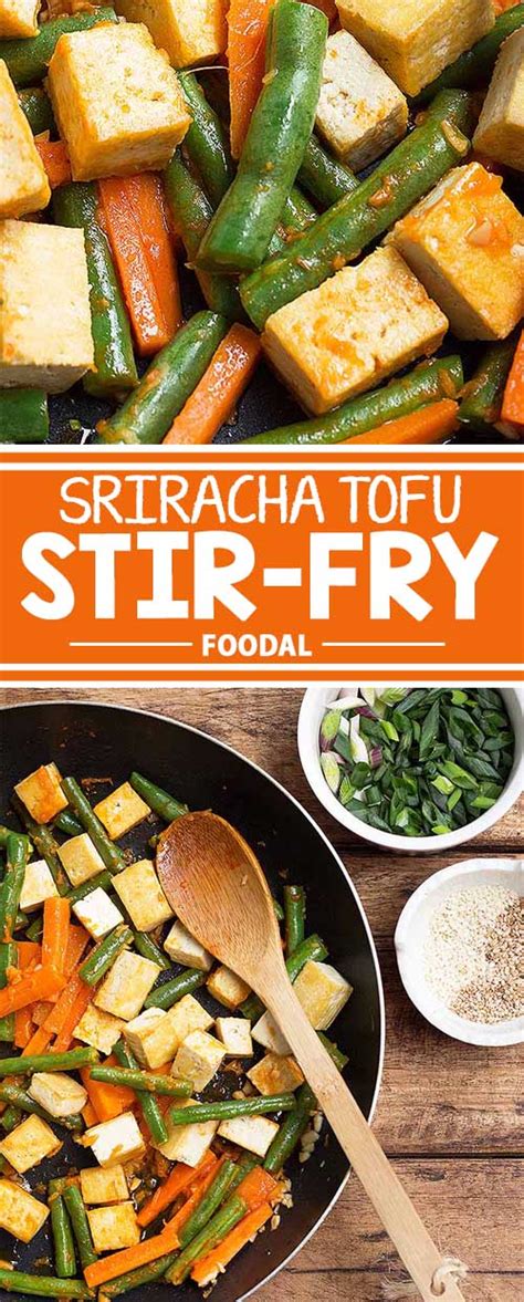 Sriracha Tofu Green Bean And Carrot Stir Fry Recipe