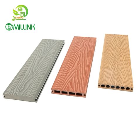 Waterproof Wood Plastic Composite WPC Decking Flooring For Exterior