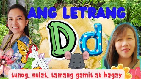 LETRANG Dd TUNOG SULAT BAGAY YouTube