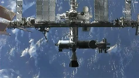 Cargo Dragon Docks To Station With Brand New Science Space Station