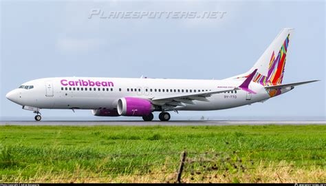 9Y TTO Caribbean Airlines Boeing 737 8 MAX Photo By Adriel Bonaparte