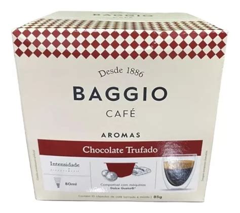 C Psula Caf Torrado Chocolate Trufado Baggio Dolce Gusto Mercadolivre