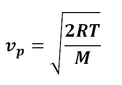 Most Probable Speed Of Gas Molecules Definition Formula