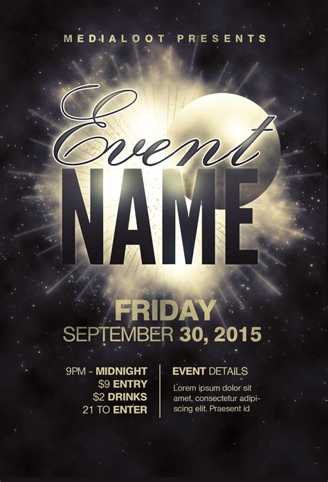 Free Concert Poster Template