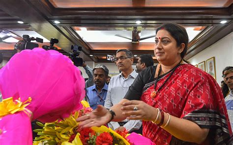 Smriti Irani Takes Charge Of Wcd Ministry